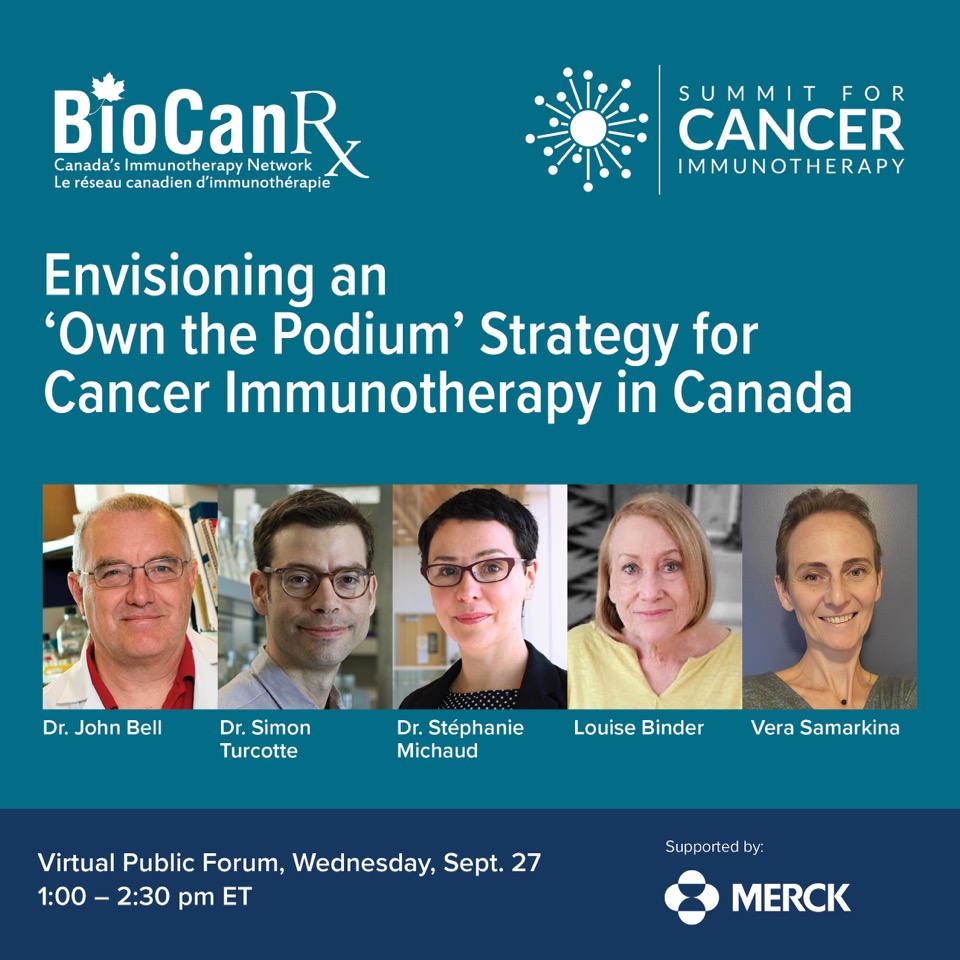 Envisioning an ‘Own the Podium’ Strategy for Cancer Immunotherapy in Canada